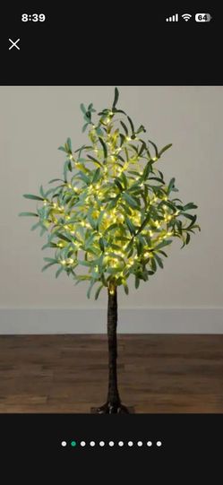 Prelit Artificial Olive Tree