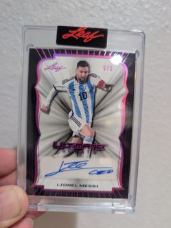 Lionel Messi autograph