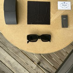 Prada Symbole Sunglasses Women Slate Gray 