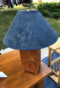 Blue & Brown Lamp