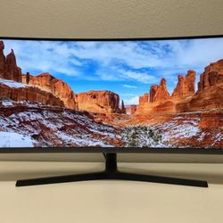 Samsung Curved 34" Gaming Monitor - Like New In Box