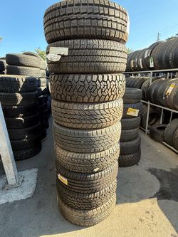 265/70R17 brand new ties with no warranty for 70 each installed