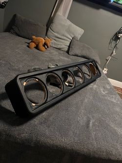 Bolt on speaker rack for 6 6.5 speakers wrapped in black vinyl
