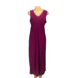 Women Maxi Dress Sz M Purple