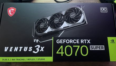 RTX 4070 SUPER Ventus 3X 12GB Graphics Card