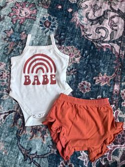 Baby Girl Onesie and Ruffle Bloomer Set