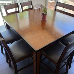 Dinner Table With 6 Chairs + Bench