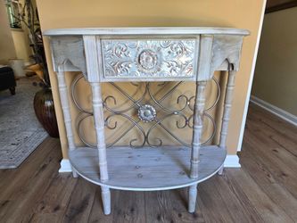 Entry Table,  Demilune, LIKE NEW