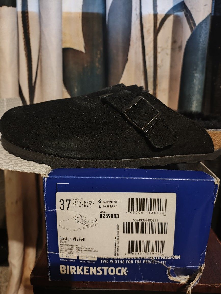 Black Birkenstock Boston