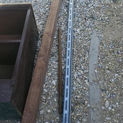 8' Pressure Treated 4x4.   And Or 2x 10ft Unistrut