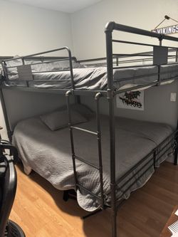 Bunkbed Metal Frame Size Queen Mattress