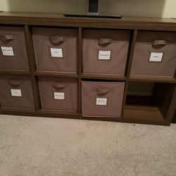 Dresser With Cubbies