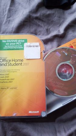 Microsoft Office Home and Student 2007