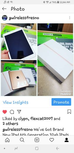 BRAND NEW APPLE IPAD 6TH GENERATION 32GB 4G LTE SPACE GRAY