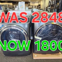 GE WASHER DRYER SET 1800! 0 DOWN 0% FINANCING! 1YR WARRANTY! 48HR DELIVERY!