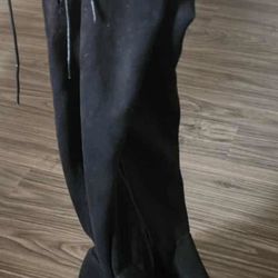 Black Wide Calf boots