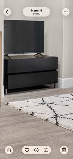West Elm hardwood low dresser