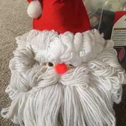 Handmade Santa Face Hanging