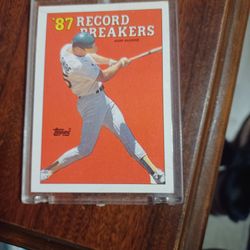Topps '87 Record Breaker 