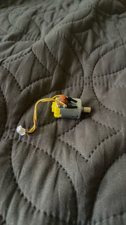 Small DC Motor with Wired Connector