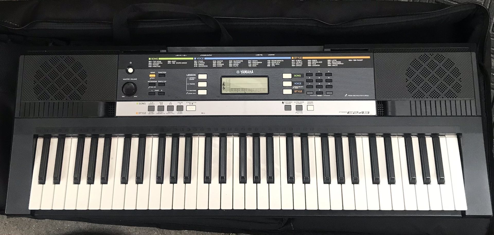 YAMAHA (PSR E243)PORTABLE KEYBOARD