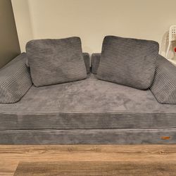Foldable boneless sofa
