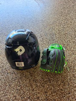 Baseball hat & glove