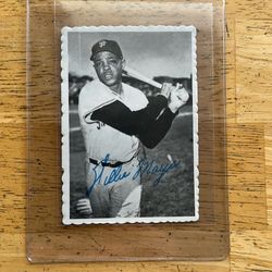 1969 Topps Baseball Deckle Edge Card #33 Willie Mays