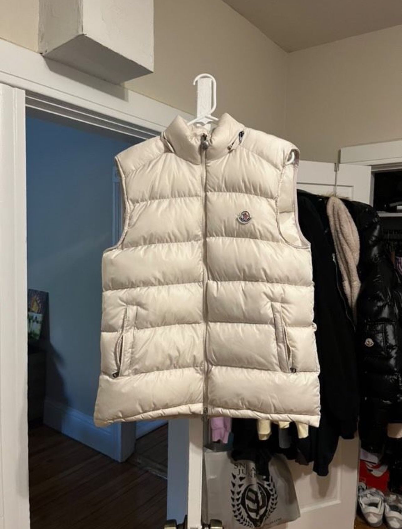 Cream Moncler Vest