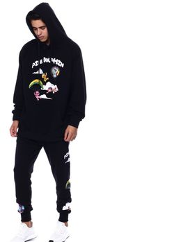 Pink Dolphin Free Dive Hoodies