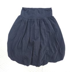 Patou Youth Girls Black Bublle Skirt Hemline