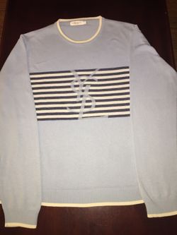 Vintage 1990’s Yves Saint Laurent YSL logo sweater