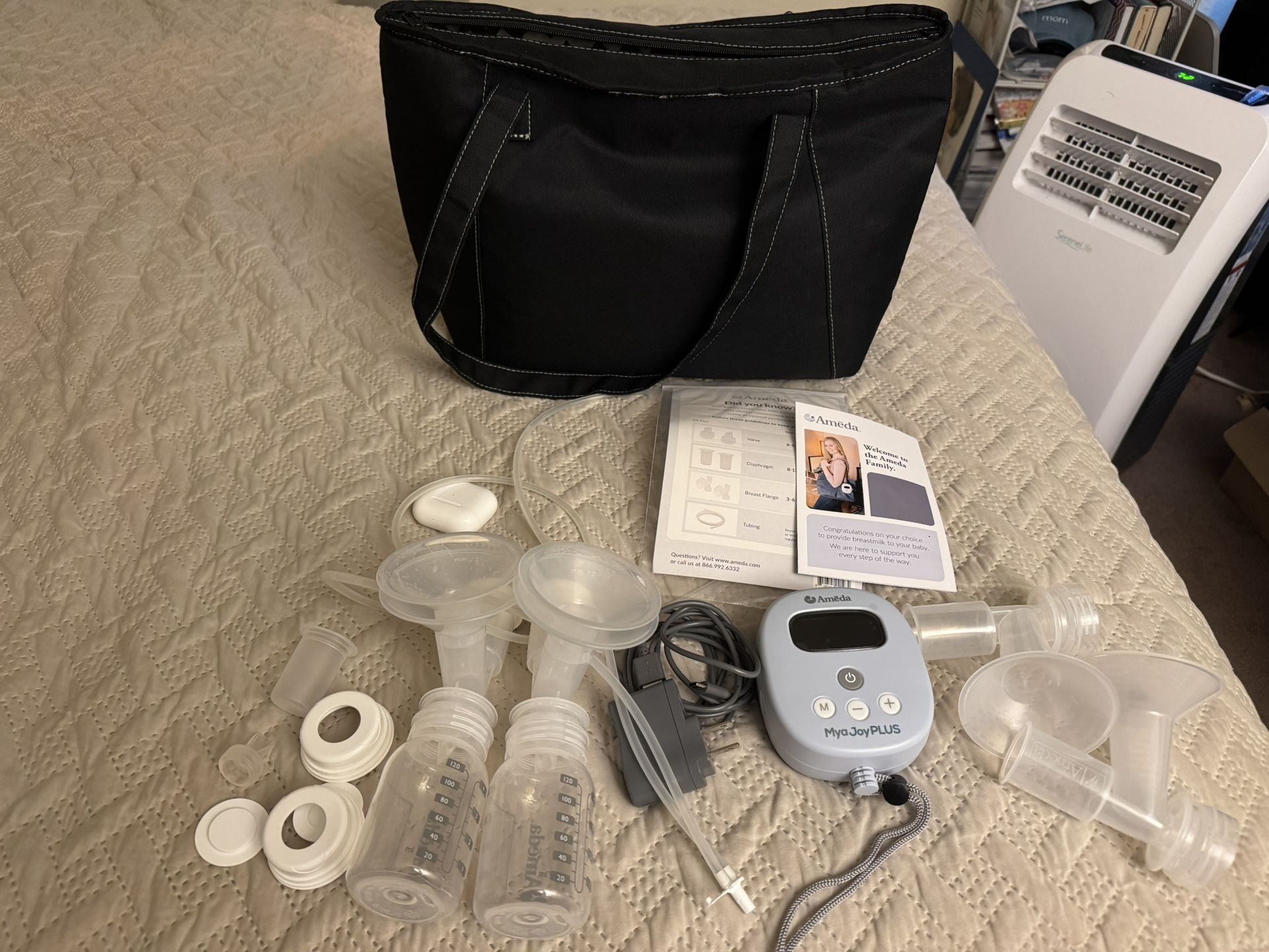 Ameda MyaJoyPLUS Breast Pump PLUS TOTE