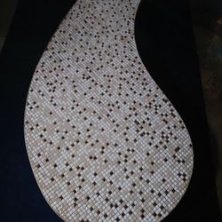 Antique Retro Mosaic Tile Table