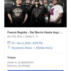 3 Tickets For 150