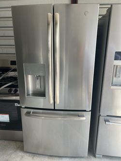 GE Fridge French Door Stainless Steel 33” width