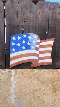 Metal flag  12 x10