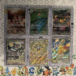 Pokemon Trade Lot SIR IR Full Art Trainer ex SV TCG