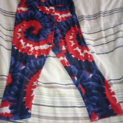 Red White And Blue Leggings