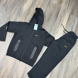 Men’s Black Nocta Nike Tech Fleece Hoodie And Sweatpants 
