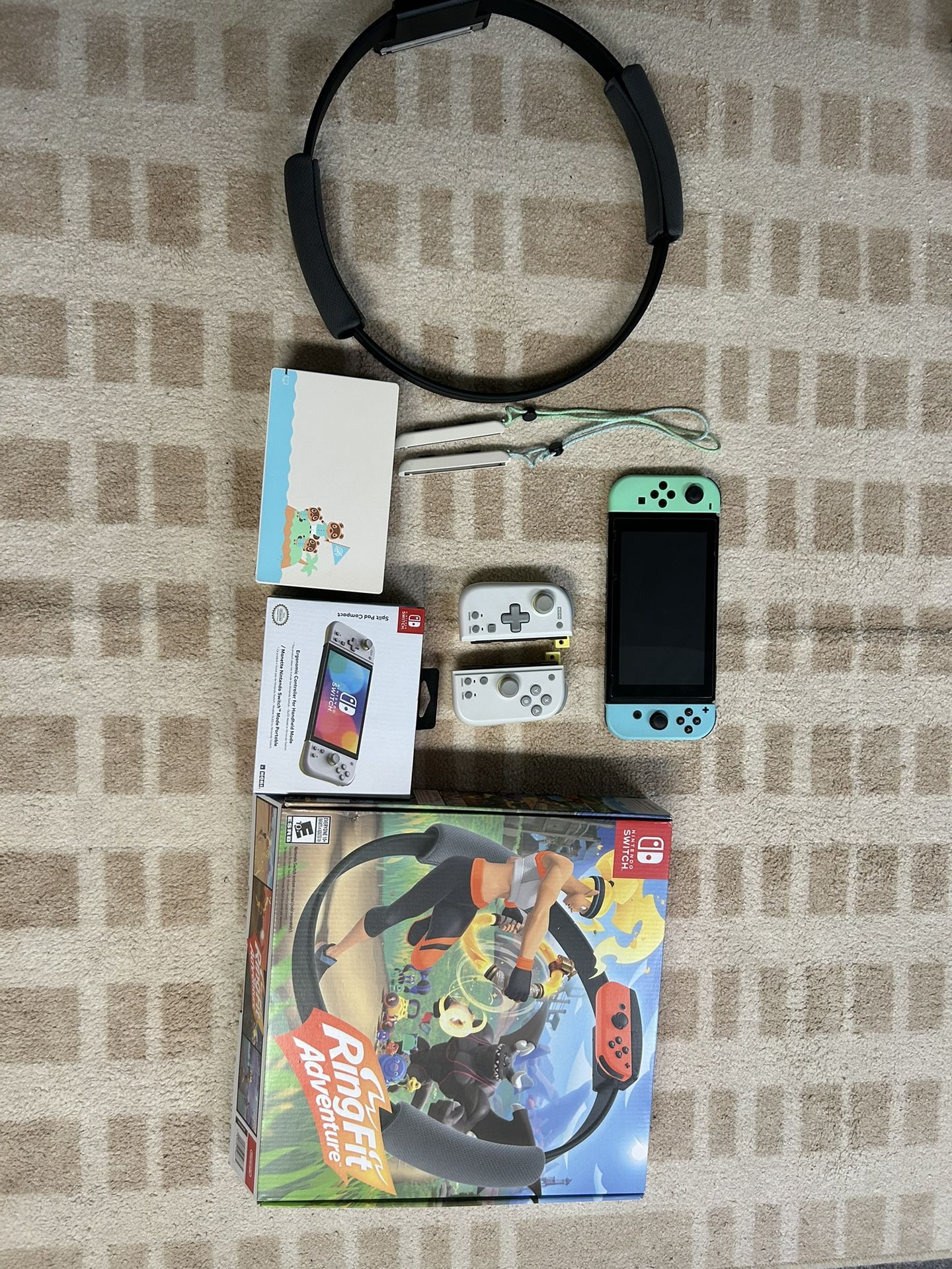 Animal Crossing Nintendo Switch With Ring Fit game