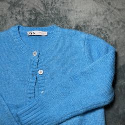 Zara Women Knit Cropped Jacket 