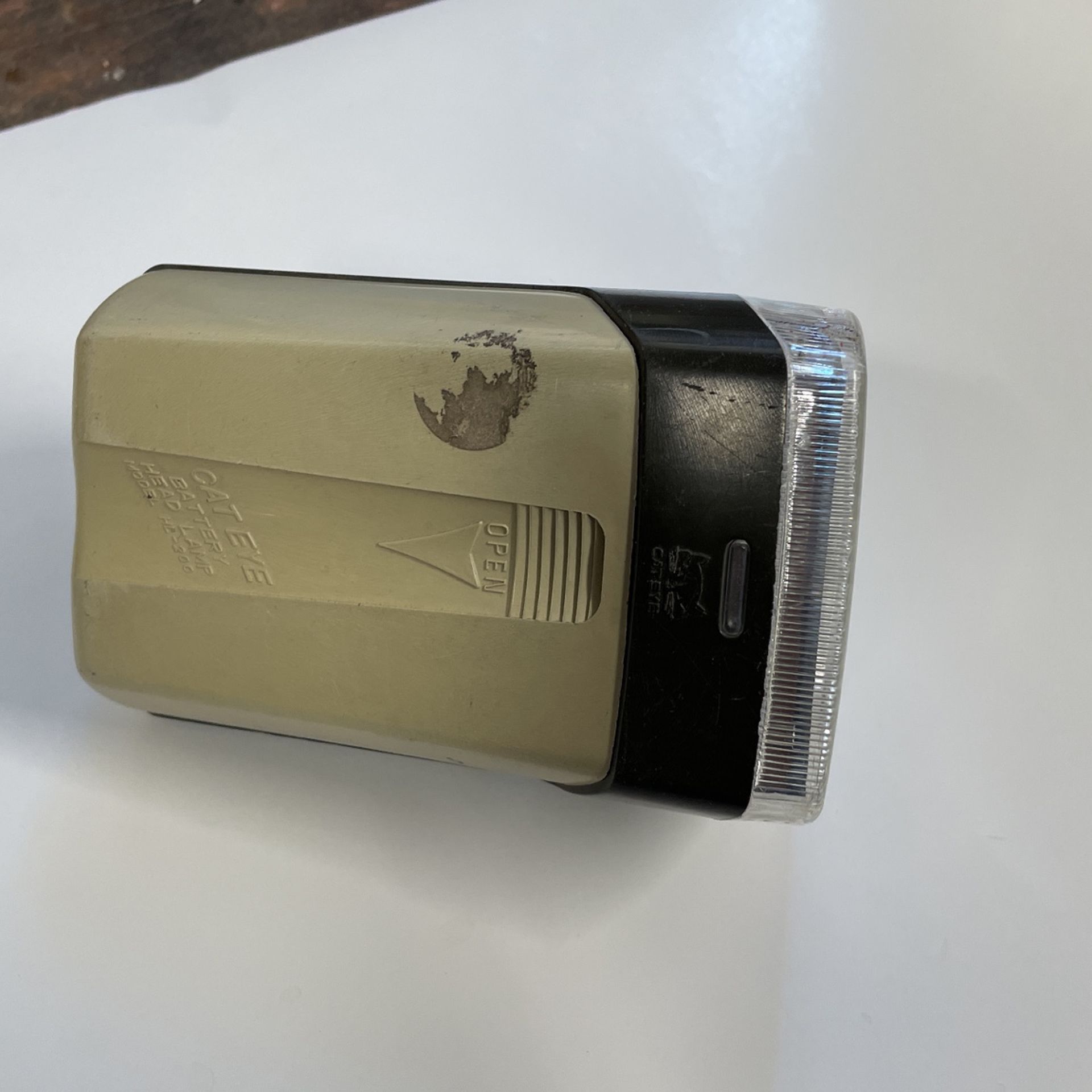 Old Cat Eye Head Lamp For Bicycle