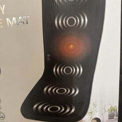 Health Touch Double-Side Full Body Massage Mat, 5 Vibration Motors Massage with Soothing Heat 