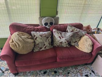 Couch with Pillows