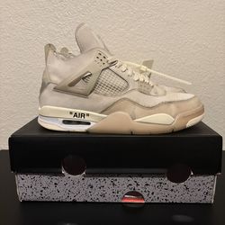 Off-White x Wmns Air Jordan 4 Retro SP 'Sail'