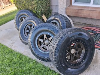 5 bladerunner wheels with lt 285-75-16 falken
