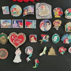 Littler Mermaid Pin Collection