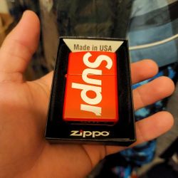 Supreme Zippo Lighter Red 