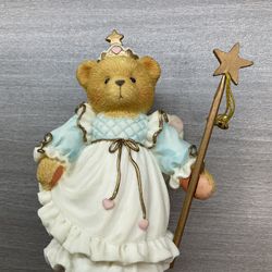 NIB CHERISHED TEDDIES FAIRY GODMOTHER KITTY FIGURINE